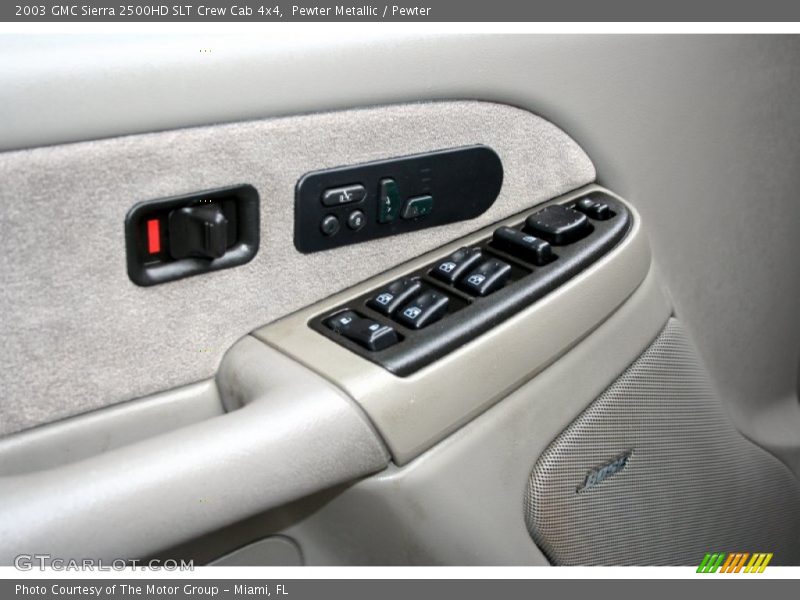 Pewter Metallic / Pewter 2003 GMC Sierra 2500HD SLT Crew Cab 4x4