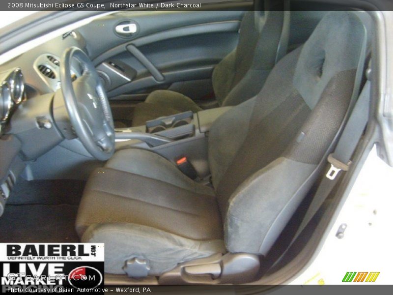 Northstar White / Dark Charcoal 2008 Mitsubishi Eclipse GS Coupe