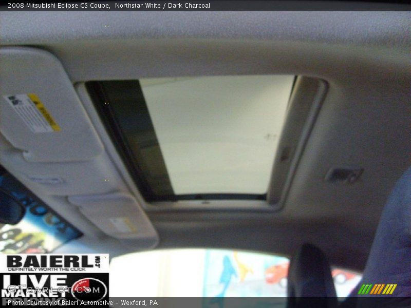 Northstar White / Dark Charcoal 2008 Mitsubishi Eclipse GS Coupe