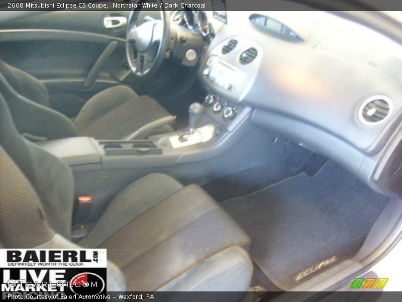 Northstar White / Dark Charcoal 2008 Mitsubishi Eclipse GS Coupe