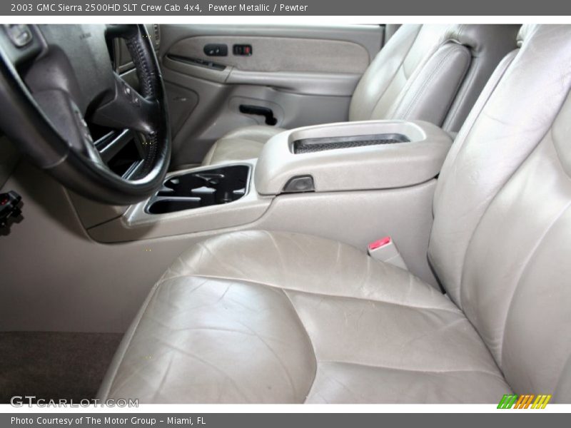 Pewter Metallic / Pewter 2003 GMC Sierra 2500HD SLT Crew Cab 4x4