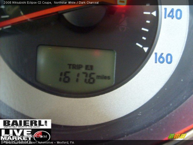 Northstar White / Dark Charcoal 2008 Mitsubishi Eclipse GS Coupe
