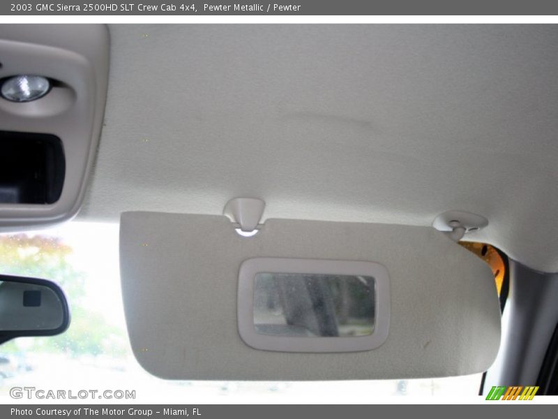 Pewter Metallic / Pewter 2003 GMC Sierra 2500HD SLT Crew Cab 4x4