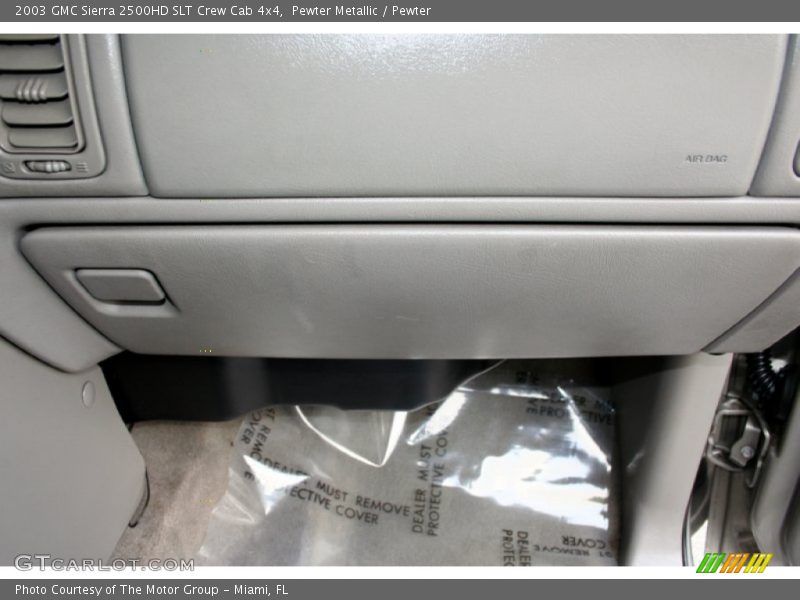 Pewter Metallic / Pewter 2003 GMC Sierra 2500HD SLT Crew Cab 4x4