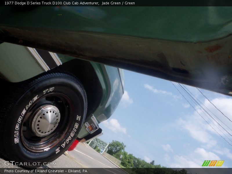 Jade Green / Green 1977 Dodge D Series Truck D100 Club Cab Adventurer