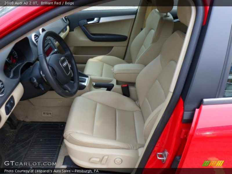  2008 A3 2.0T Beige Interior