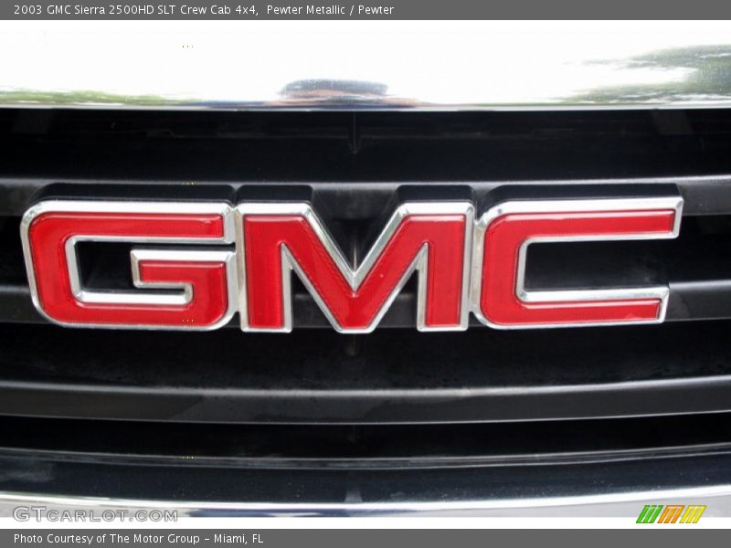 Pewter Metallic / Pewter 2003 GMC Sierra 2500HD SLT Crew Cab 4x4