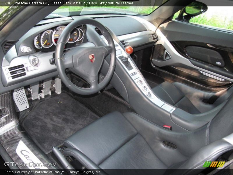 Dark Grey Natural Leather Interior - 2005 Carrera GT  