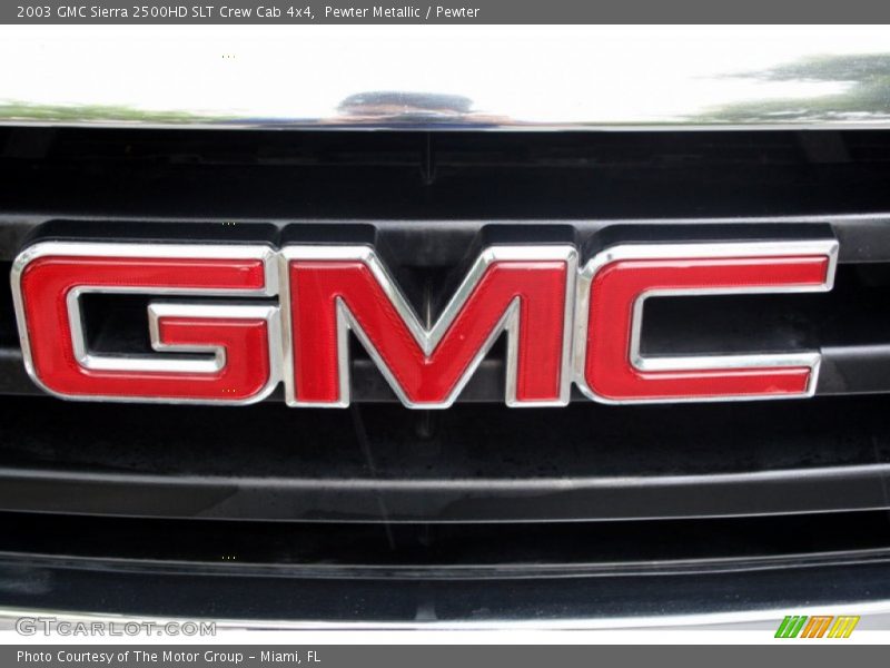 Pewter Metallic / Pewter 2003 GMC Sierra 2500HD SLT Crew Cab 4x4