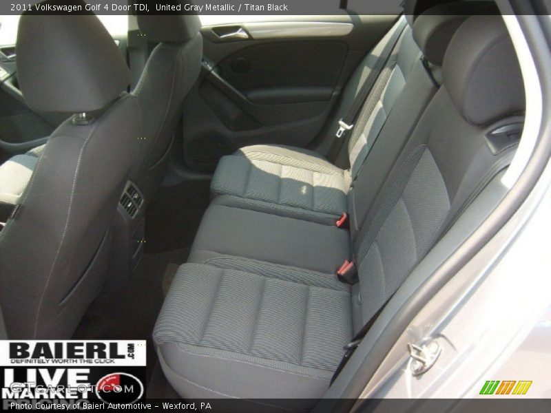 United Gray Metallic / Titan Black 2011 Volkswagen Golf 4 Door TDI