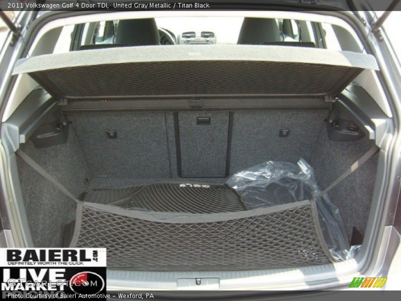 United Gray Metallic / Titan Black 2011 Volkswagen Golf 4 Door TDI