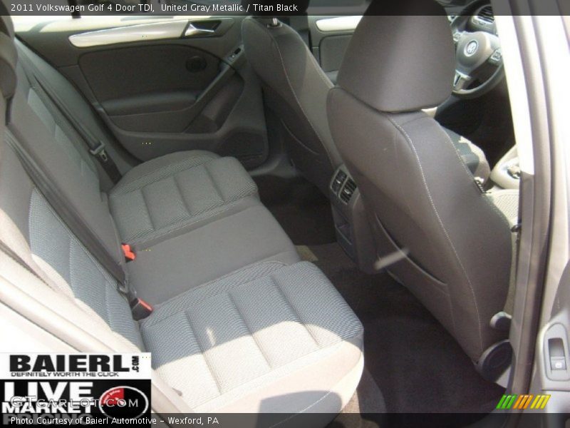 United Gray Metallic / Titan Black 2011 Volkswagen Golf 4 Door TDI