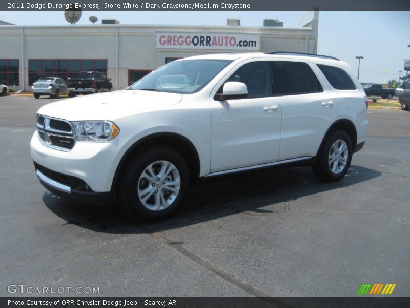 Stone White / Dark Graystone/Medium Graystone 2011 Dodge Durango Express