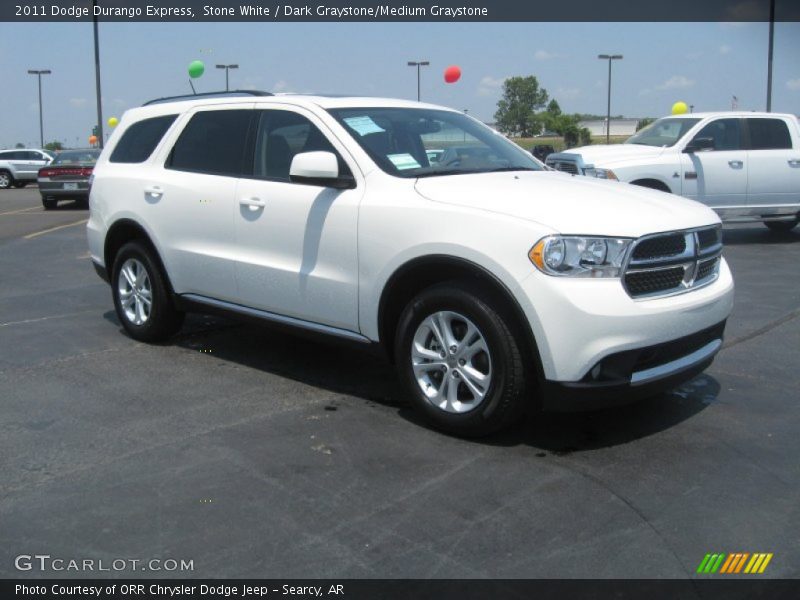 Stone White / Dark Graystone/Medium Graystone 2011 Dodge Durango Express