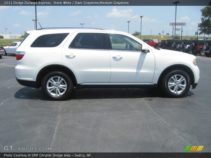 Stone White / Dark Graystone/Medium Graystone 2011 Dodge Durango Express