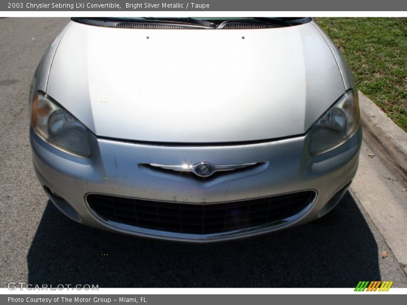 Bright Silver Metallic / Taupe 2003 Chrysler Sebring LXi Convertible