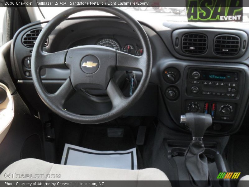 Sandstone Metallic / Light Cashmere/Ebony 2006 Chevrolet TrailBlazer LS 4x4
