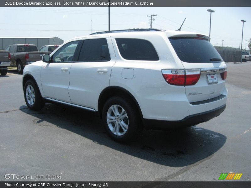 Stone White / Dark Graystone/Medium Graystone 2011 Dodge Durango Express