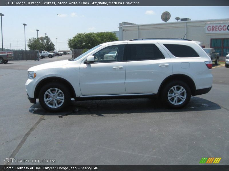 Stone White / Dark Graystone/Medium Graystone 2011 Dodge Durango Express