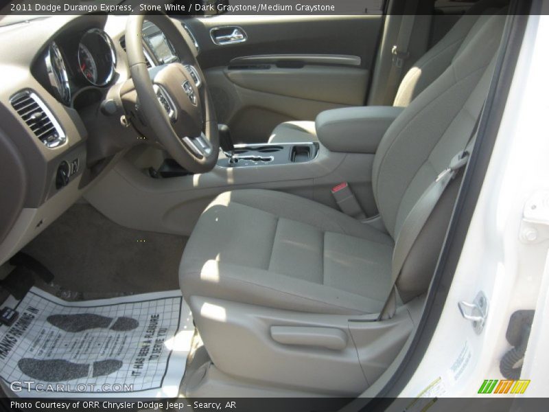 Stone White / Dark Graystone/Medium Graystone 2011 Dodge Durango Express