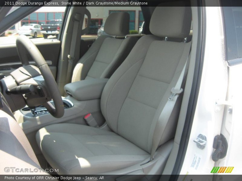 Stone White / Dark Graystone/Medium Graystone 2011 Dodge Durango Express