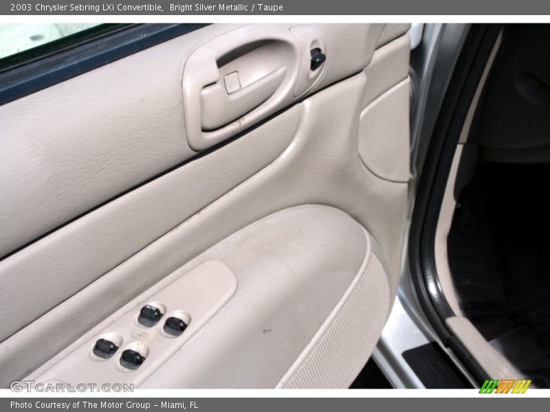 Bright Silver Metallic / Taupe 2003 Chrysler Sebring LXi Convertible