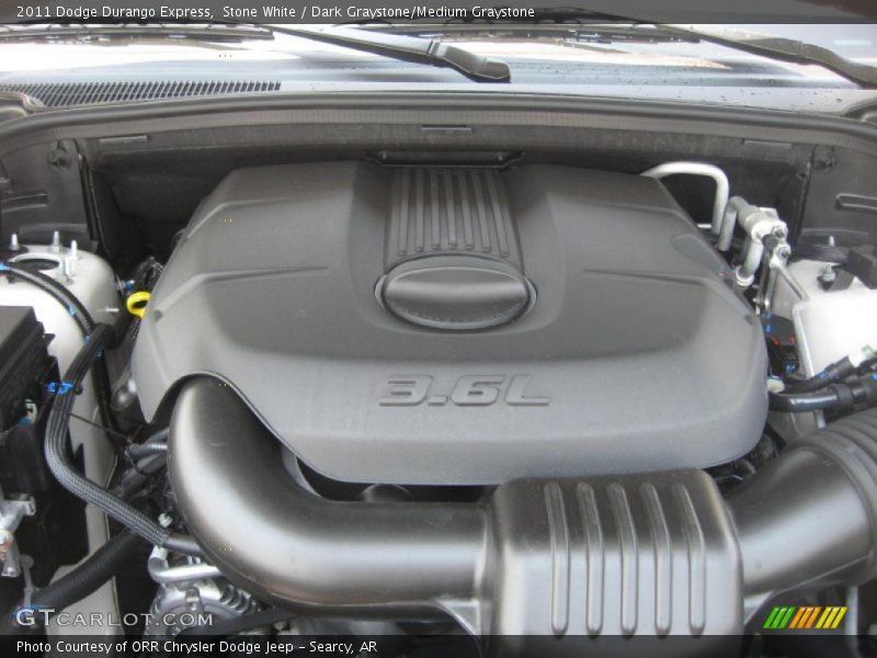 Stone White / Dark Graystone/Medium Graystone 2011 Dodge Durango Express