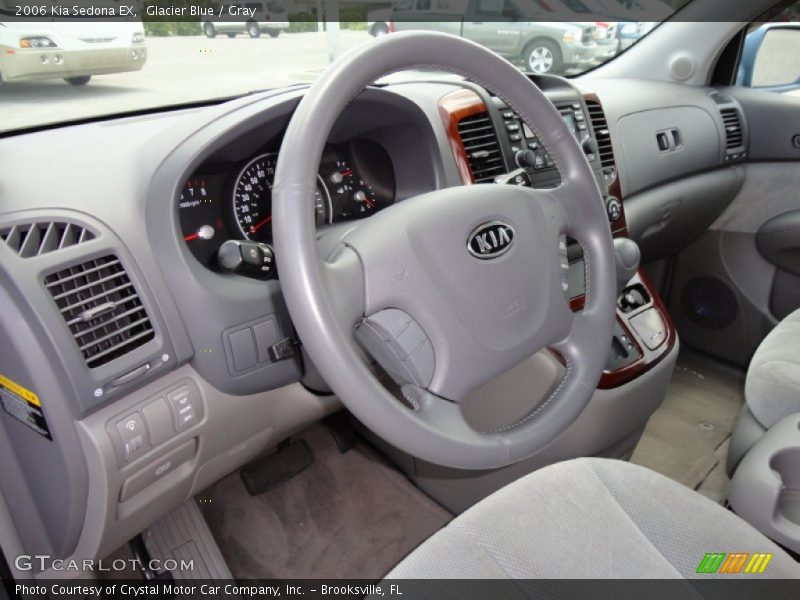 Glacier Blue / Gray 2006 Kia Sedona EX