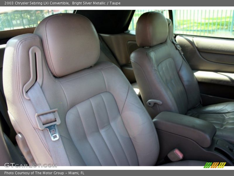 Bright Silver Metallic / Taupe 2003 Chrysler Sebring LXi Convertible