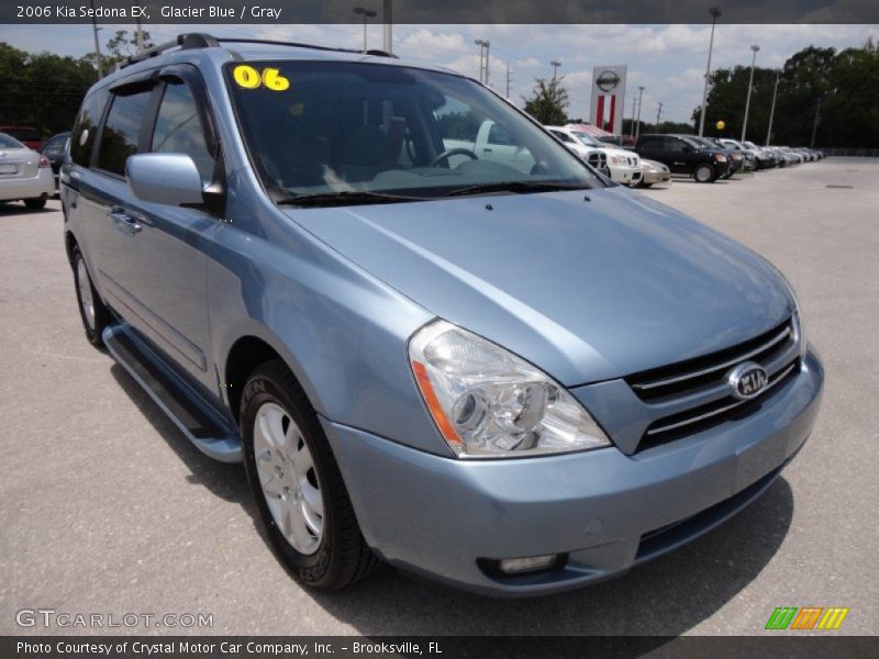 Glacier Blue / Gray 2006 Kia Sedona EX