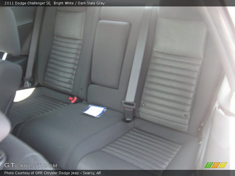 Bright White / Dark Slate Gray 2011 Dodge Challenger SE