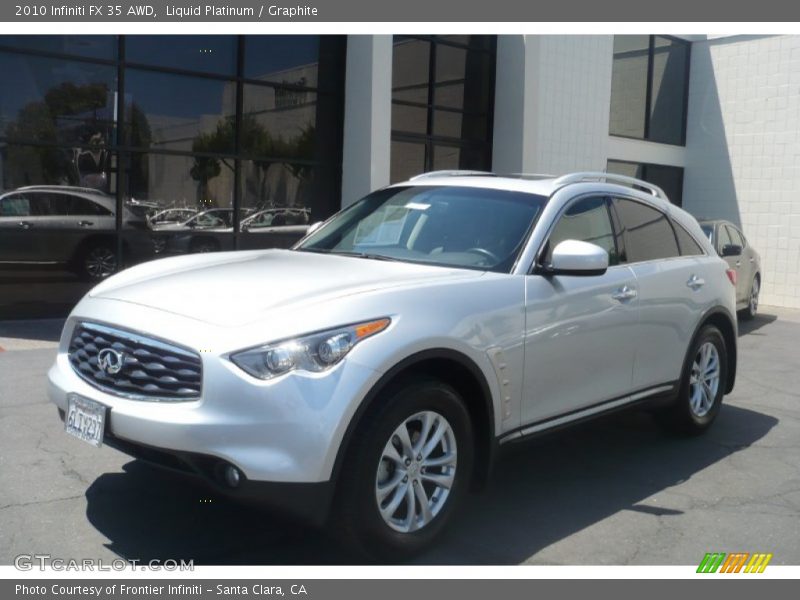 Liquid Platinum / Graphite 2010 Infiniti FX 35 AWD