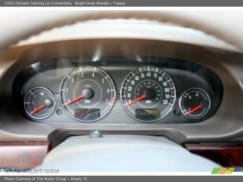  2003 Sebring LXi Convertible LXi Convertible Gauges