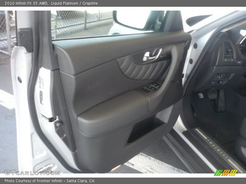 Liquid Platinum / Graphite 2010 Infiniti FX 35 AWD