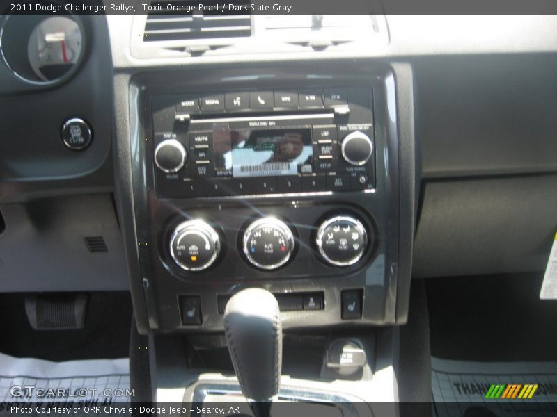 Toxic Orange Pearl / Dark Slate Gray 2011 Dodge Challenger Rallye