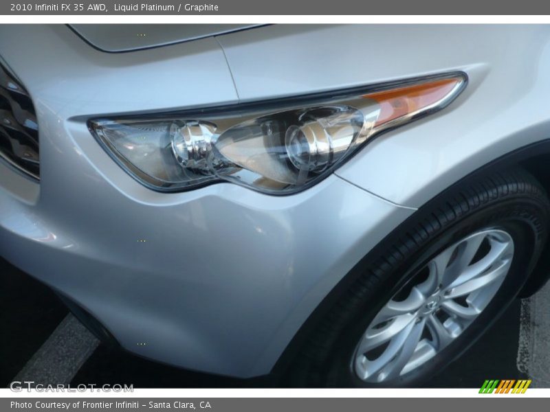 Liquid Platinum / Graphite 2010 Infiniti FX 35 AWD