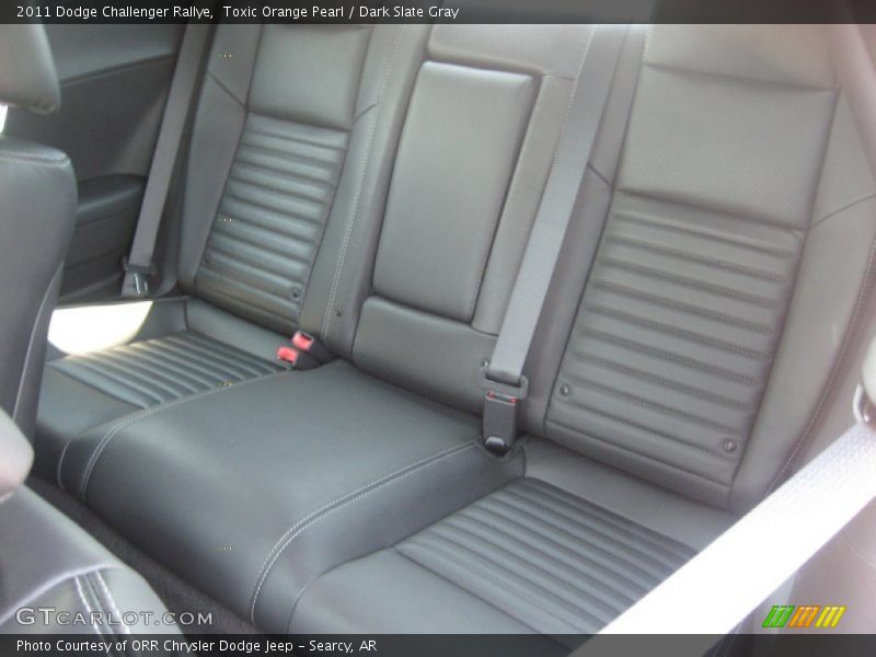 Toxic Orange Pearl / Dark Slate Gray 2011 Dodge Challenger Rallye