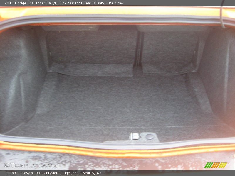 Toxic Orange Pearl / Dark Slate Gray 2011 Dodge Challenger Rallye