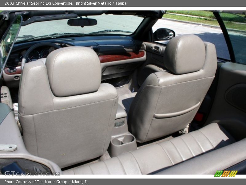 Bright Silver Metallic / Taupe 2003 Chrysler Sebring LXi Convertible