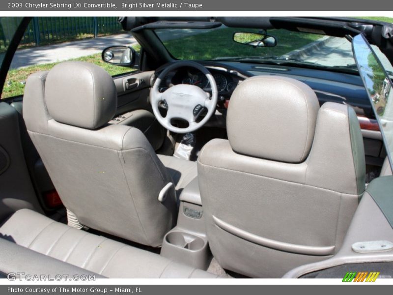 Bright Silver Metallic / Taupe 2003 Chrysler Sebring LXi Convertible
