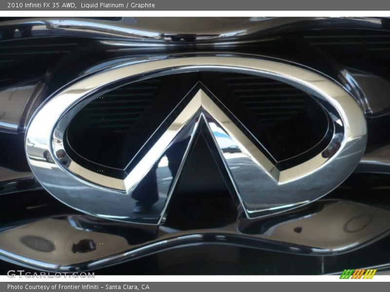 Liquid Platinum / Graphite 2010 Infiniti FX 35 AWD