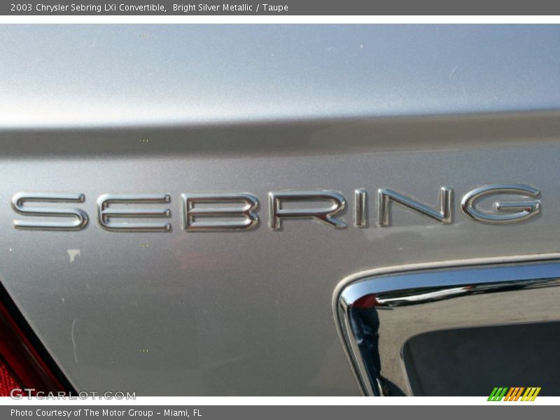  2003 Sebring LXi Convertible Logo