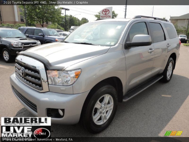 Silver Sky Metallic / Graphite 2010 Toyota Sequoia SR5 4WD