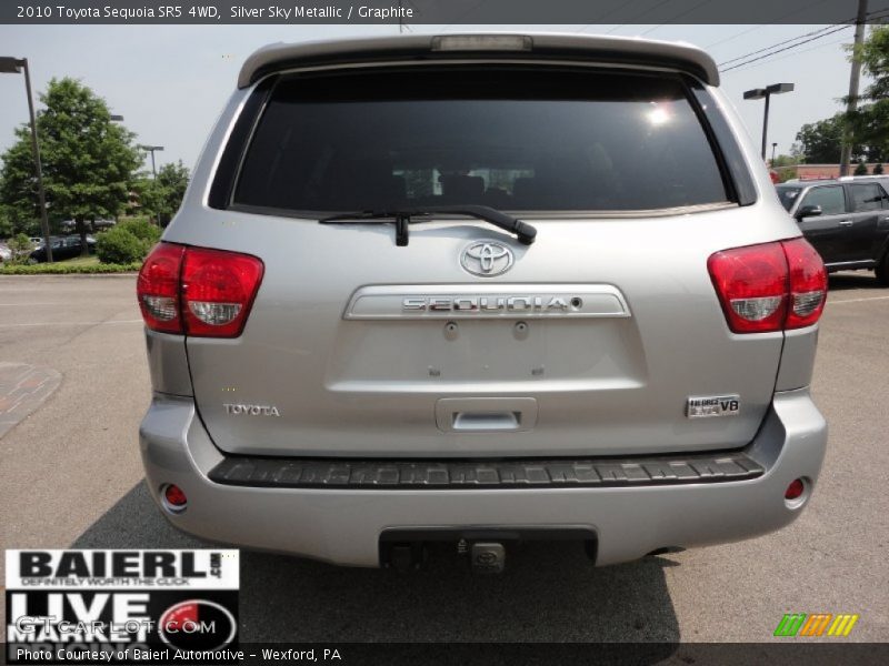 Silver Sky Metallic / Graphite 2010 Toyota Sequoia SR5 4WD