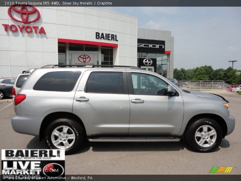 Silver Sky Metallic / Graphite 2010 Toyota Sequoia SR5 4WD