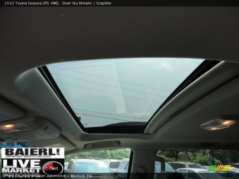 Silver Sky Metallic / Graphite 2010 Toyota Sequoia SR5 4WD