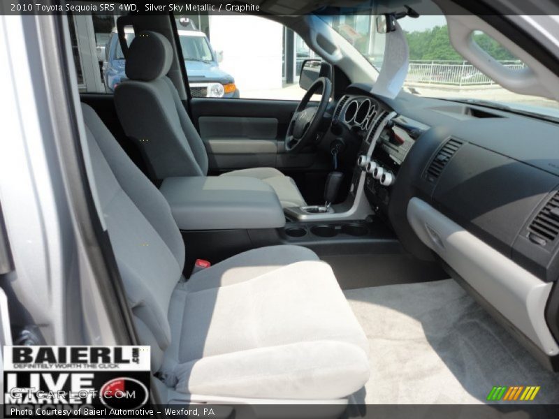 Silver Sky Metallic / Graphite 2010 Toyota Sequoia SR5 4WD