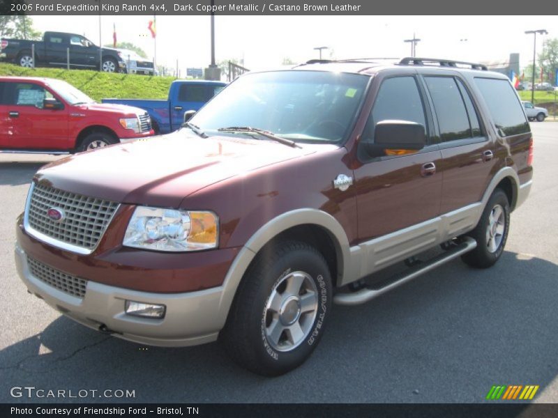 Dark Copper Metallic / Castano Brown Leather 2006 Ford Expedition King Ranch 4x4