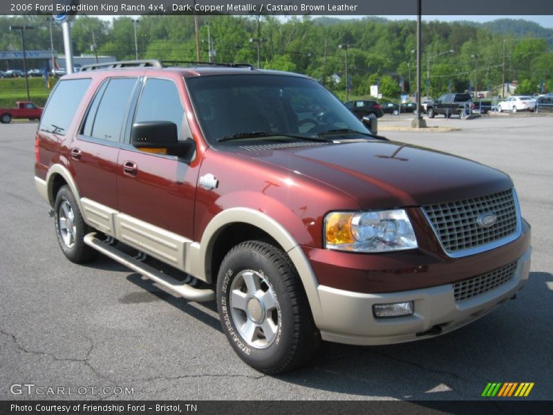 Dark Copper Metallic / Castano Brown Leather 2006 Ford Expedition King Ranch 4x4