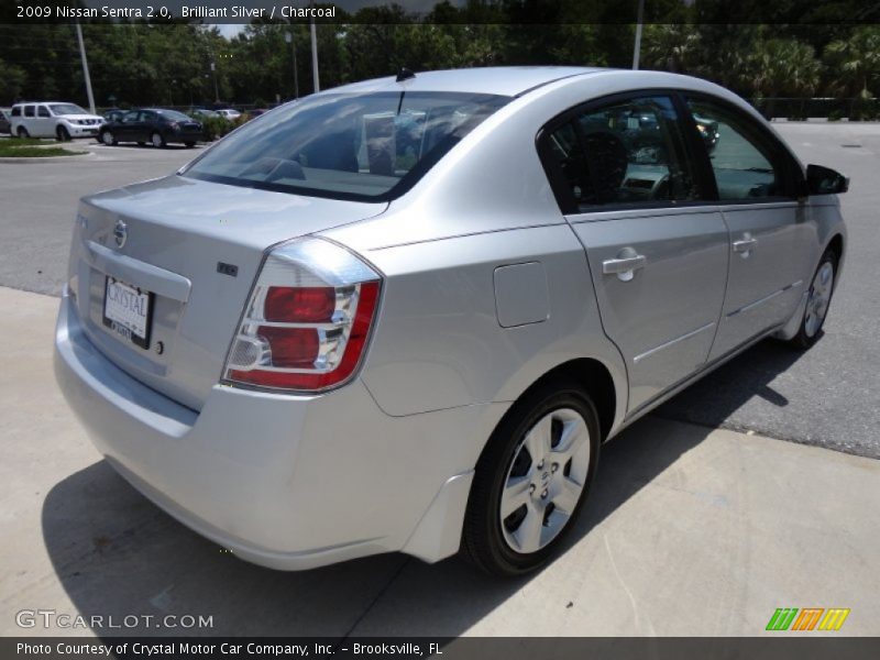 Brilliant Silver / Charcoal 2009 Nissan Sentra 2.0